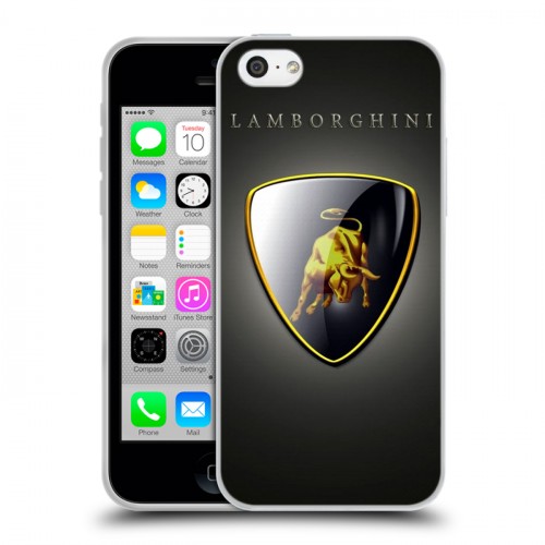 Дизайнерский пластиковый чехол для Iphone 5c Lamborghini