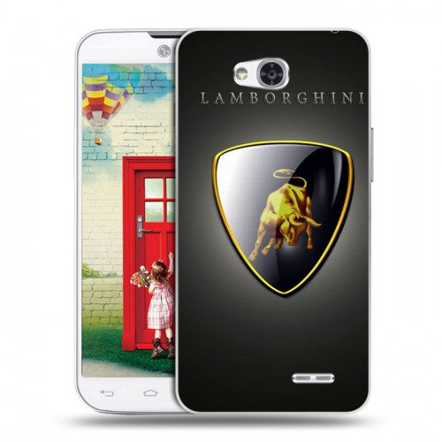 Дизайнерский пластиковый чехол для LG L80 Lamborghini