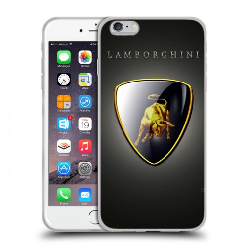 Дизайнерский силиконовый чехол для Iphone 6 Plus/6s Plus Lamborghini