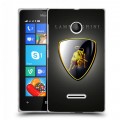 Дизайнерский пластиковый чехол для Microsoft Lumia 435 Lamborghini