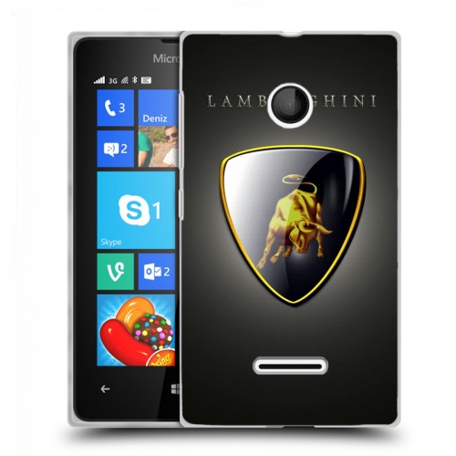 Дизайнерский пластиковый чехол для Microsoft Lumia 435 Lamborghini