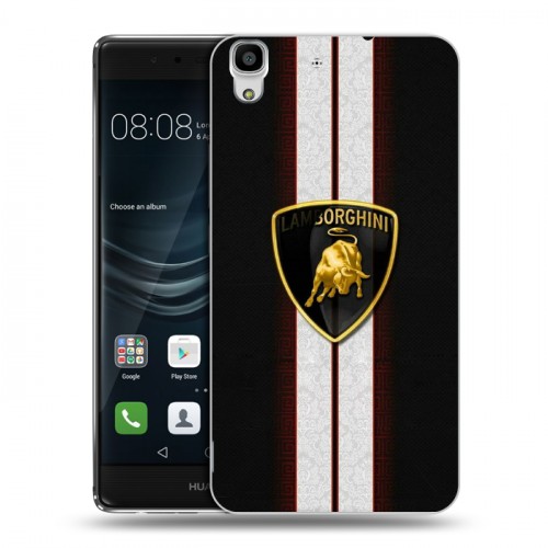 Дизайнерский пластиковый чехол для Huawei Y6II Lamborghini