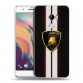 Дизайнерский пластиковый чехол для HTC One X10 Lamborghini