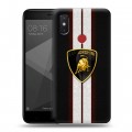 Дизайнерский пластиковый чехол для Xiaomi Mi8 SE Lamborghini