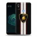 Дизайнерский силиконовый чехол для Xiaomi Mi A2 Lamborghini