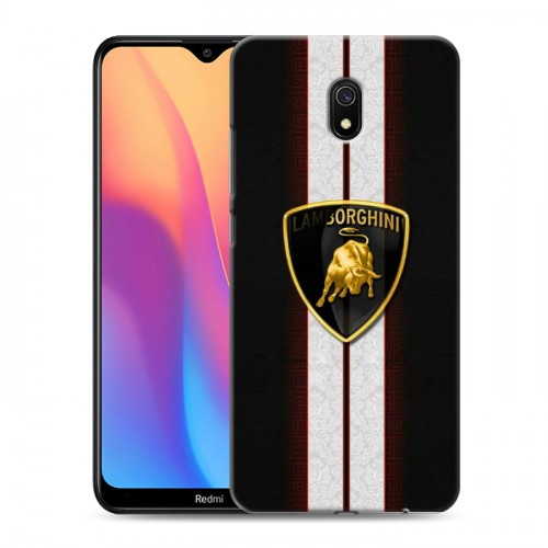 Дизайнерский силиконовый с усиленными углами чехол для Xiaomi RedMi 8A Lamborghini