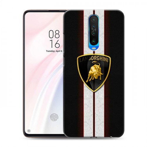 Дизайнерский пластиковый чехол для Xiaomi RedMi K30 Lamborghini