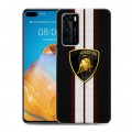 Дизайнерский пластиковый чехол для Huawei P40 Lamborghini