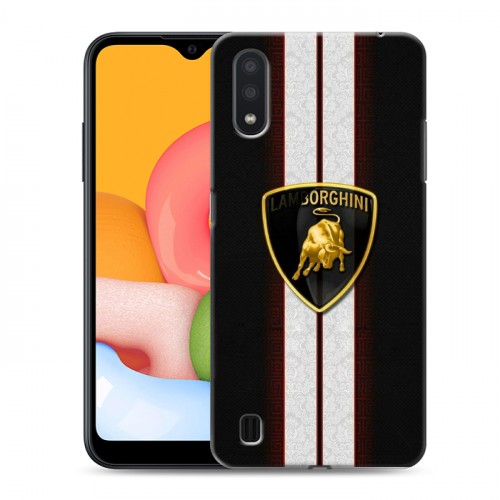 Дизайнерский силиконовый чехол для Samsung Galaxy M01 Lamborghini