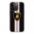 Дизайнерский силиконовый чехол для Iphone 14 Pro Lamborghini