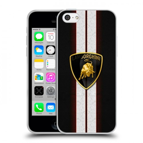 Дизайнерский пластиковый чехол для Iphone 5c Lamborghini