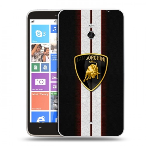 Дизайнерский пластиковый чехол для Nokia Lumia 1320 Lamborghini