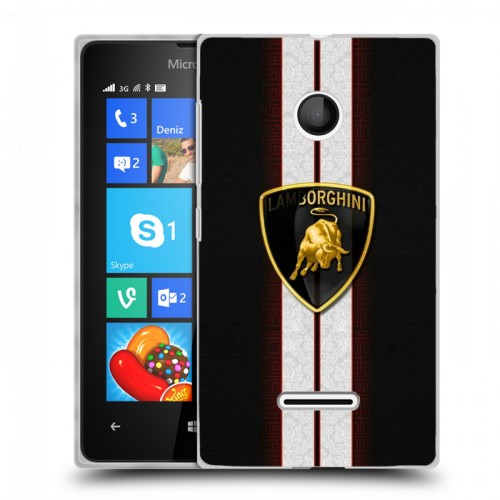 Дизайнерский пластиковый чехол для Microsoft Lumia 435 Lamborghini