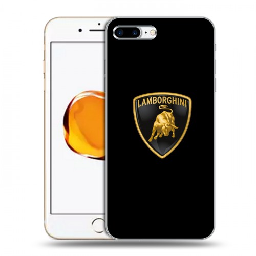 Дизайнерский пластиковый чехол для Iphone 7 Plus / 8 Plus Lamborghini