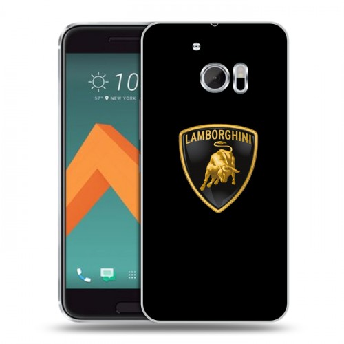 Дизайнерский пластиковый чехол для HTC 10 Lamborghini