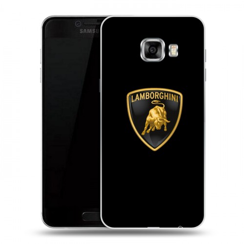 Дизайнерский пластиковый чехол для Samsung Galaxy C5 Lamborghini