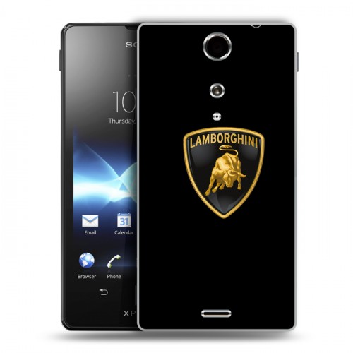 Дизайнерский пластиковый чехол для Sony Xperia TX Lamborghini