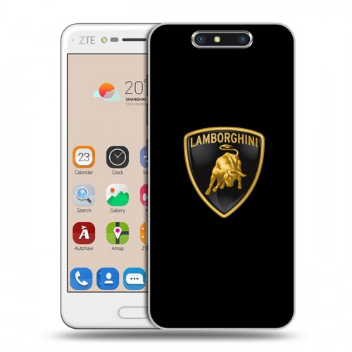 Дизайнерский пластиковый чехол для ZTE Blade V8 Lamborghini