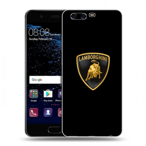 Дизайнерский пластиковый чехол для Huawei P10 Lamborghini