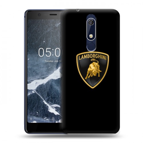 Дизайнерский пластиковый чехол для Nokia 5.1 Lamborghini