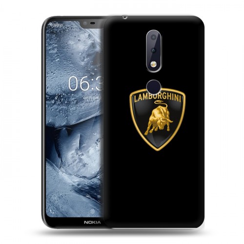 Дизайнерский пластиковый чехол для Nokia 6.1 Plus Lamborghini