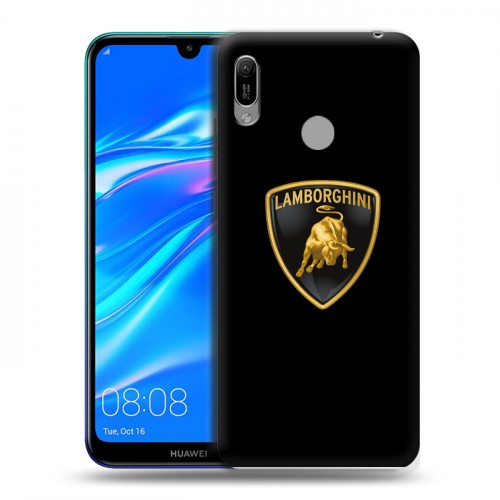 Дизайнерский пластиковый чехол для Huawei Y6 (2019) Lamborghini