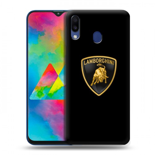 Дизайнерский силиконовый чехол для Samsung Galaxy M20 Lamborghini