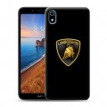 Дизайнерский силиконовый чехол для Xiaomi RedMi 7A Lamborghini