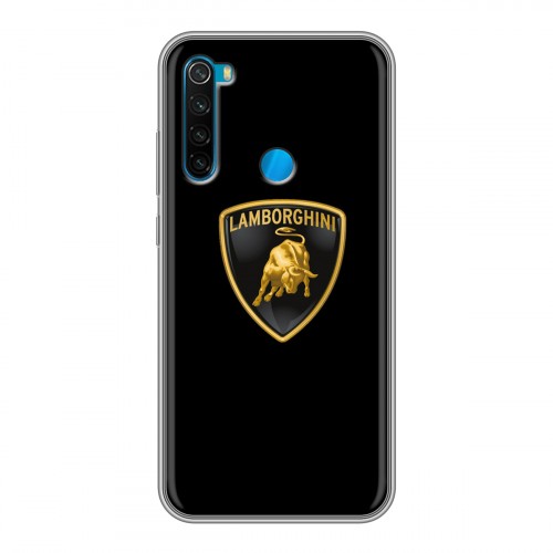 Дизайнерский силиконовый чехол для Xiaomi RedMi Note 8 Lamborghini