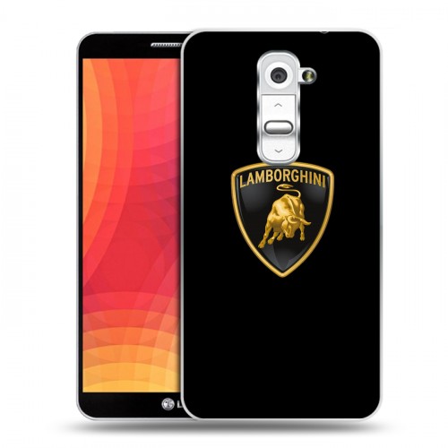 Дизайнерский пластиковый чехол для LG Optimus G2 Lamborghini