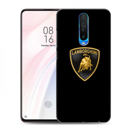 Дизайнерский пластиковый чехол для Xiaomi RedMi K30 Lamborghini