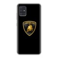 Дизайнерский силиконовый чехол для Samsung Galaxy A51 Lamborghini