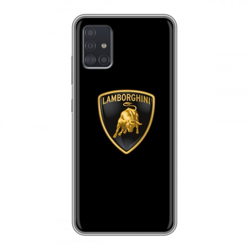 Дизайнерский силиконовый чехол для Samsung Galaxy A51 Lamborghini