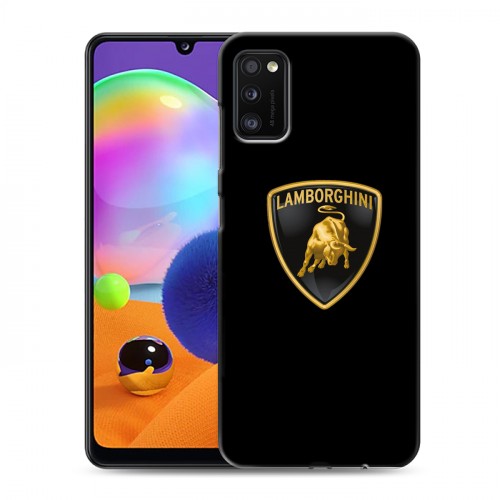 Дизайнерский силиконовый чехол для Samsung Galaxy A41 Lamborghini