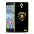 Дизайнерский пластиковый чехол для Alcatel One Touch Idol X Lamborghini