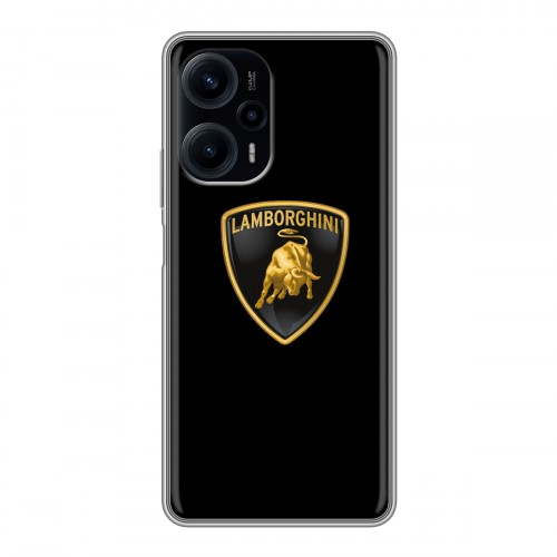 Дизайнерский силиконовый чехол для XIaomi Poco F5 Lamborghini