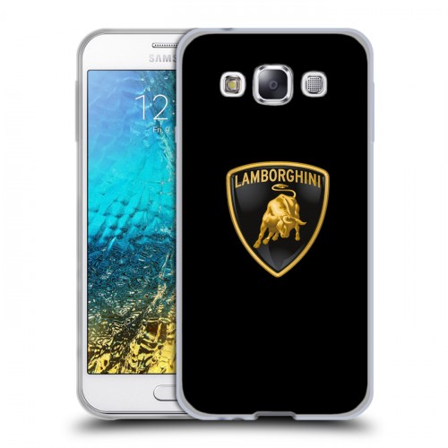 Дизайнерский пластиковый чехол для Samsung Galaxy E5 Lamborghini