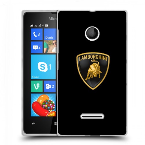 Дизайнерский пластиковый чехол для Microsoft Lumia 435 Lamborghini