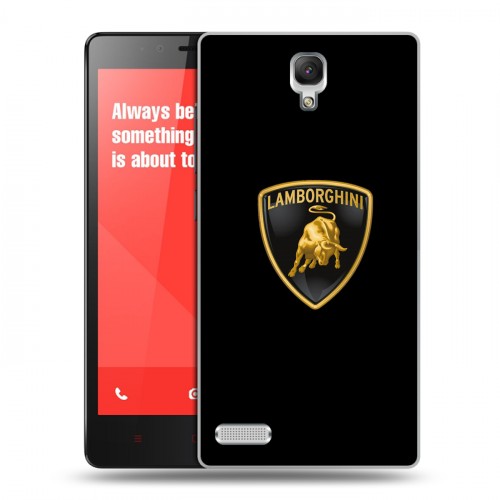 Дизайнерский силиконовый чехол для Xiaomi RedMi Note Lamborghini