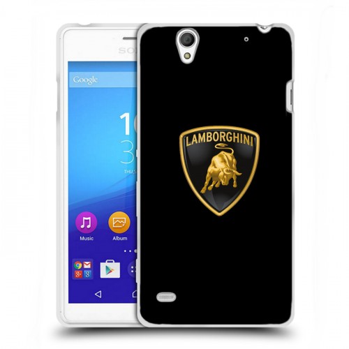 Дизайнерский пластиковый чехол для Sony Xperia C4 Lamborghini