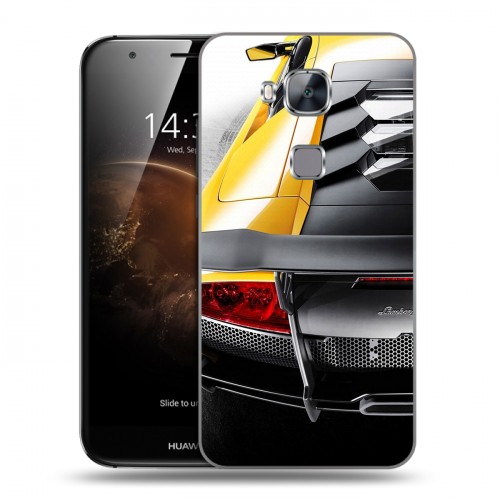 Дизайнерский пластиковый чехол для Huawei G8 Lamborghini