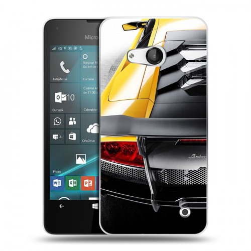 Дизайнерский пластиковый чехол для Microsoft Lumia 550 Lamborghini