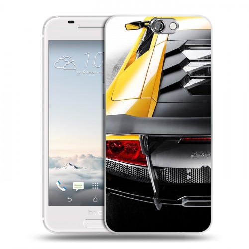 Дизайнерский пластиковый чехол для HTC One A9 Lamborghini