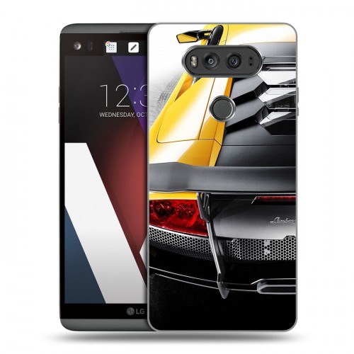 Дизайнерский пластиковый чехол для LG V20 Lamborghini