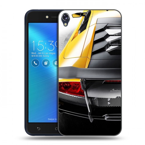 Дизайнерский пластиковый чехол для Asus ZenFone Live Lamborghini