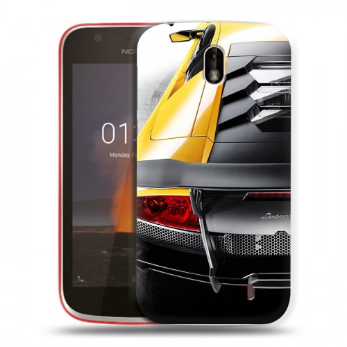 Дизайнерский пластиковый чехол для Nokia 1 Lamborghini