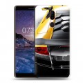 Дизайнерский пластиковый чехол для Nokia 7 Plus Lamborghini