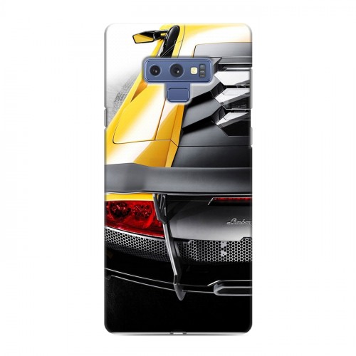 Дизайнерский силиконовый с усиленными углами чехол для Samsung Galaxy Note 9 Lamborghini