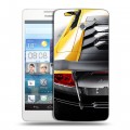 Дизайнерский пластиковый чехол для Huawei Ascend D2 Lamborghini