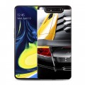 Дизайнерский пластиковый чехол для Samsung Galaxy A80 Lamborghini